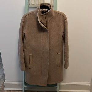 J crew Cocoon coat in Italian stadium-cloth wool blend